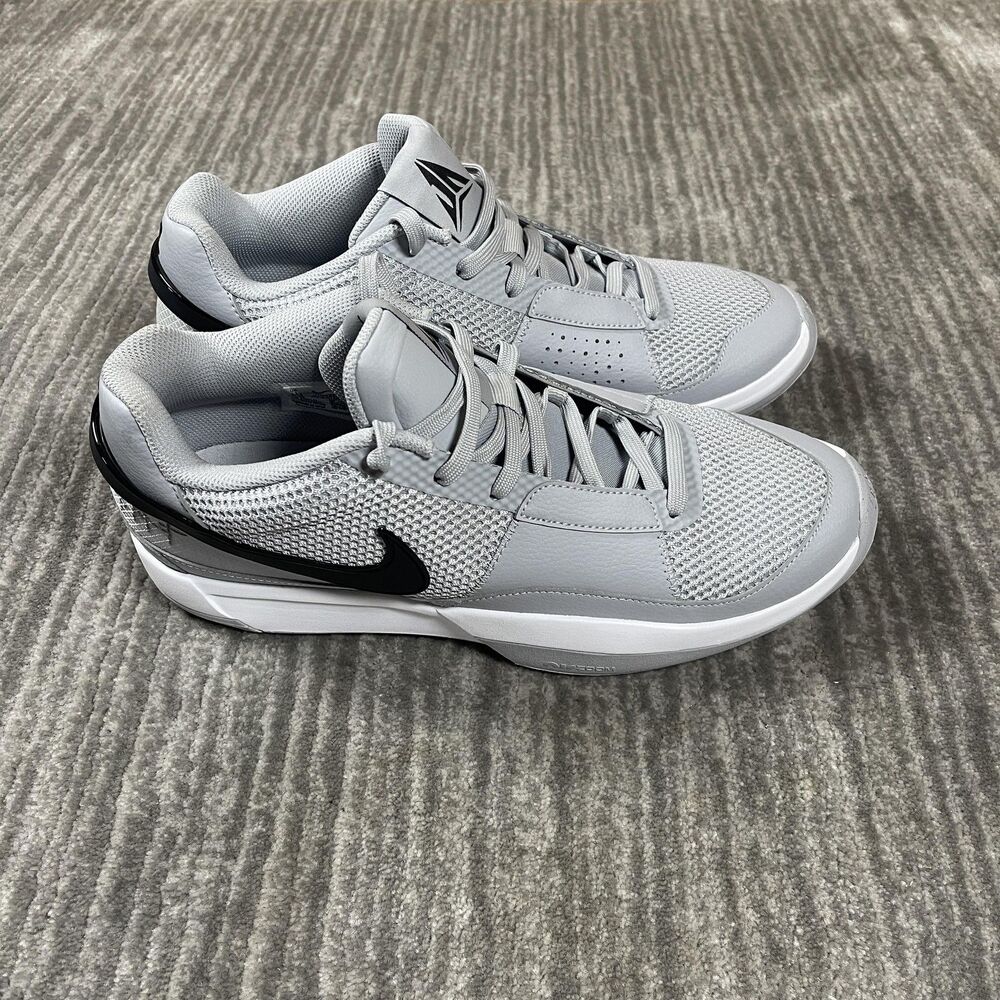 Nike Ja 1 TB Promo Shoes Mens 11 Gray Black Basketball Low Top Mesh HJ7386-003